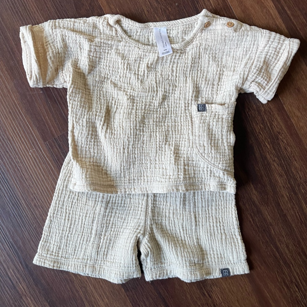Kids Beige Matching Set